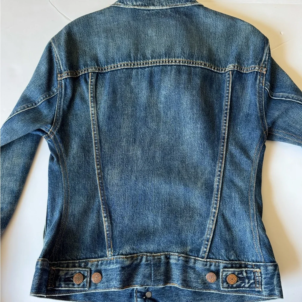 Ralph Lauren Polo Distressed Blue Denim Jacket - Picture 14 of 16
